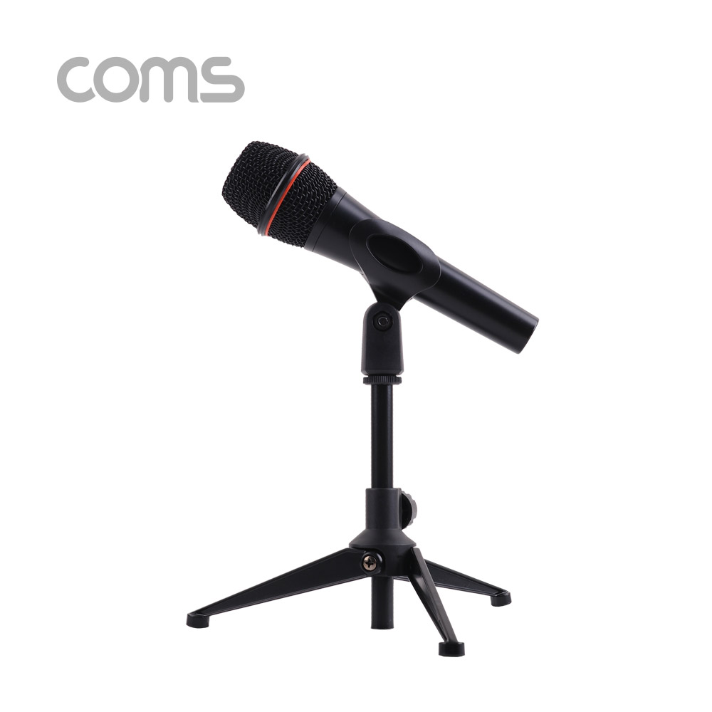 Coms 고정용 마이크 스탠드 / 길이조절 / 최대 25cm