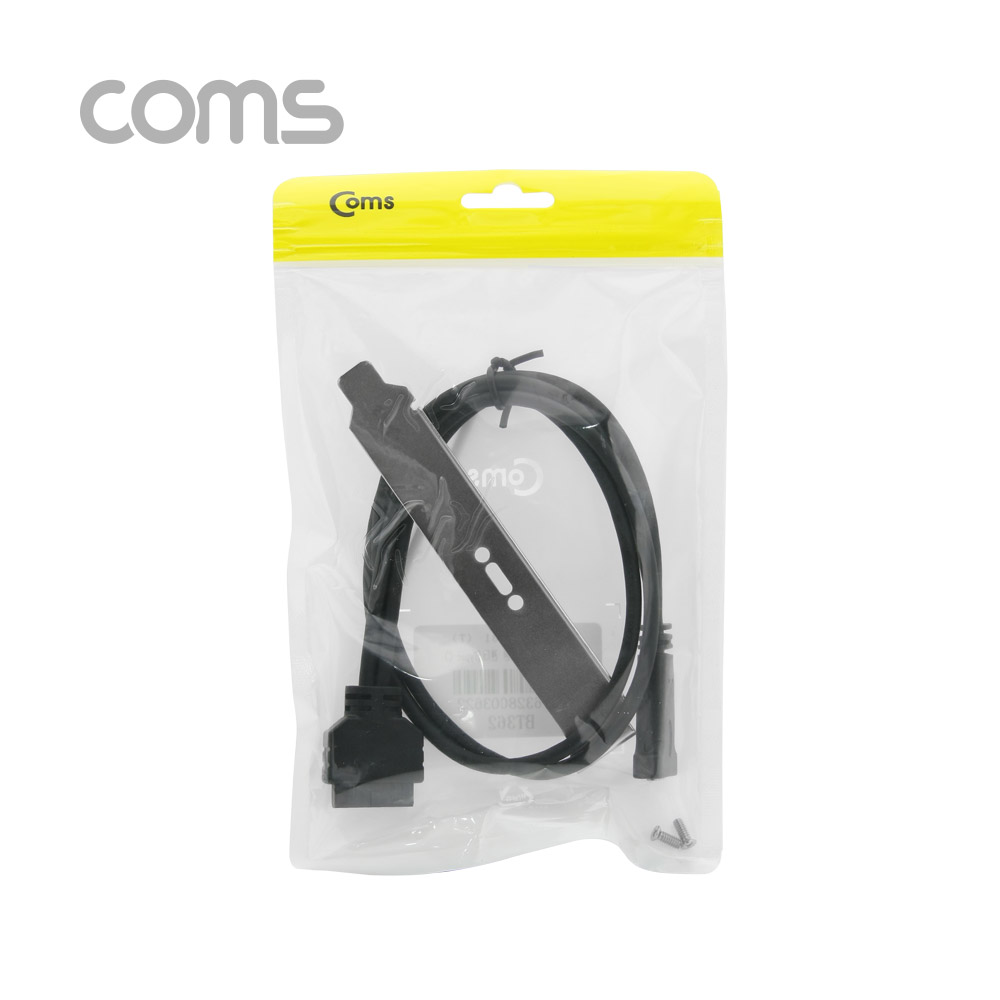 Coms USB 포트/USB 3.1(Type C) 3.0 변환 젠더 20P / 브라켓 포함 / 50cm
