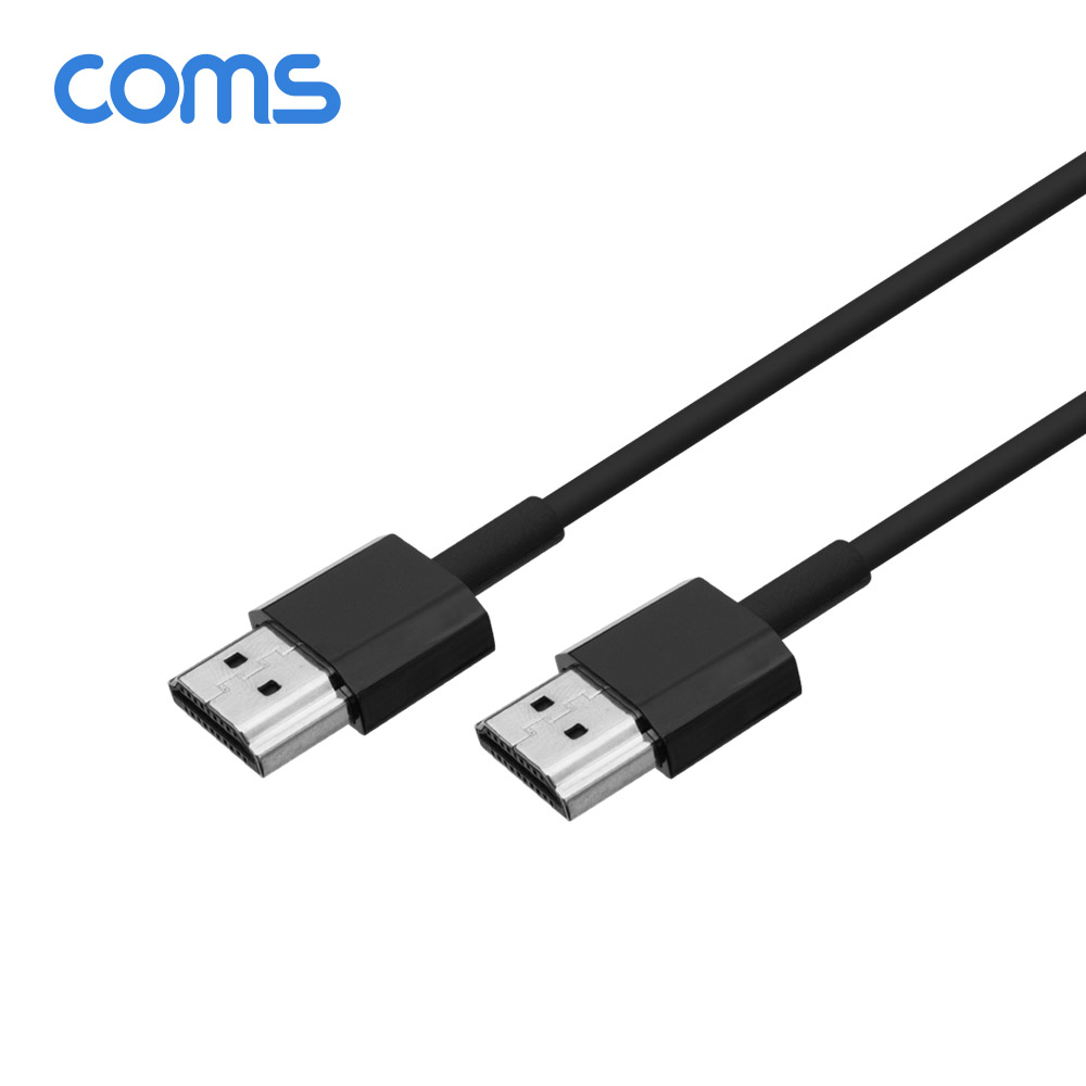 Coms HDMI 슬림 케이블(V1.4) Black / 2M