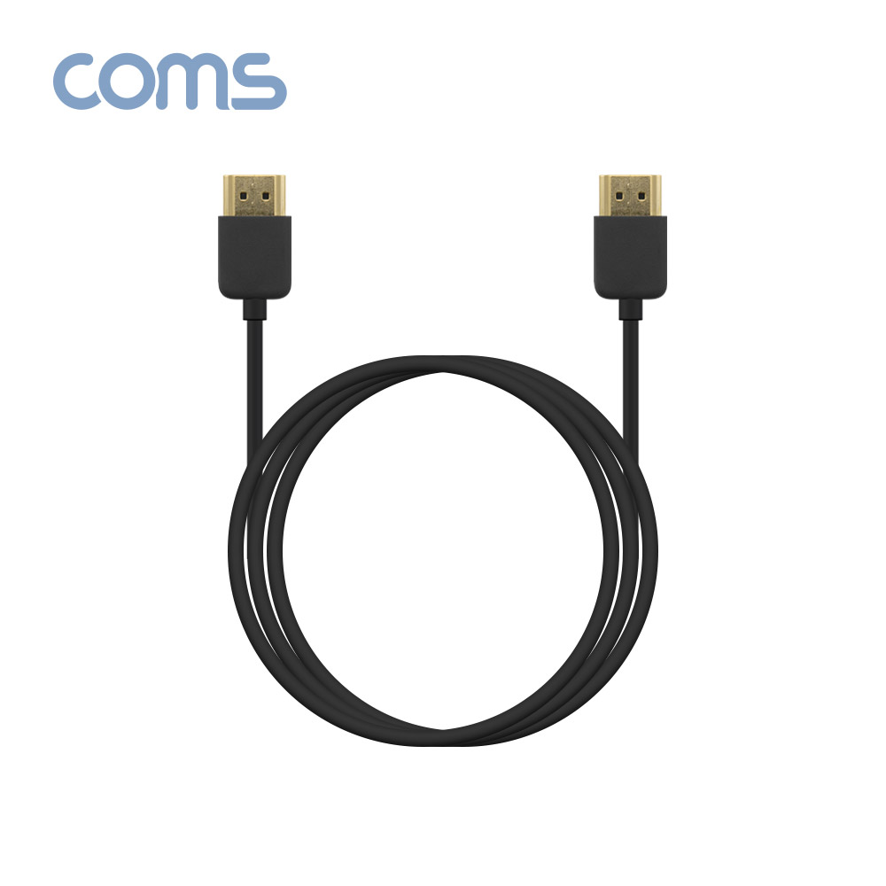 Coms HDMI 슬림 케이블(V1.4) Gray / 1.5M
