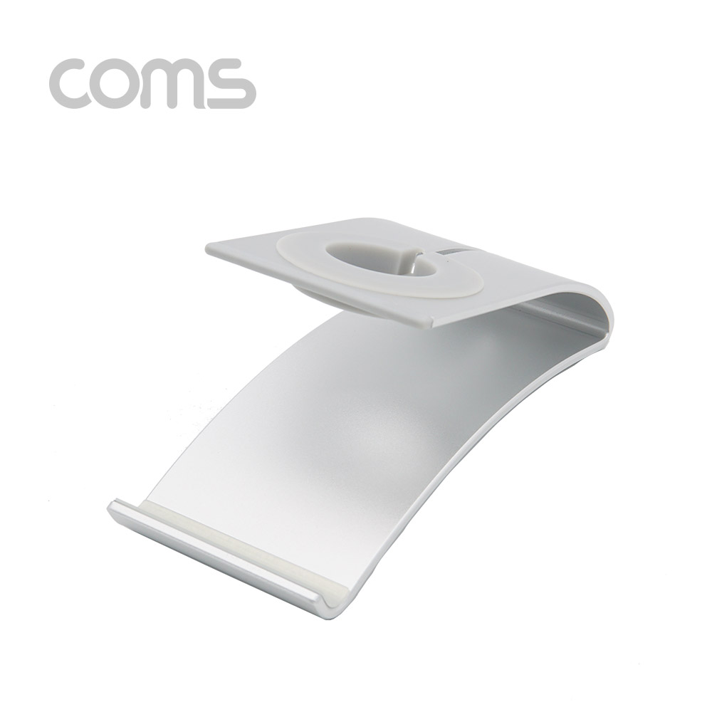 Coms 스마트폰 거치대, 탁상용(2 in 1) iOS 스마트폰/ iOS 스마트 워치 / 충전패드 이용가능