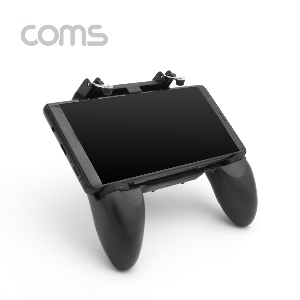 Coms 스마트폰 게임패드 /  Black 컬러 / 스마트폰 4.7~6.5형 / 조이스틱