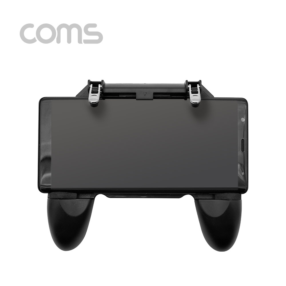 Coms 스마트폰 게임패드 /  Black 컬러 / 스마트폰 4.7~6.5형 / 조이스틱