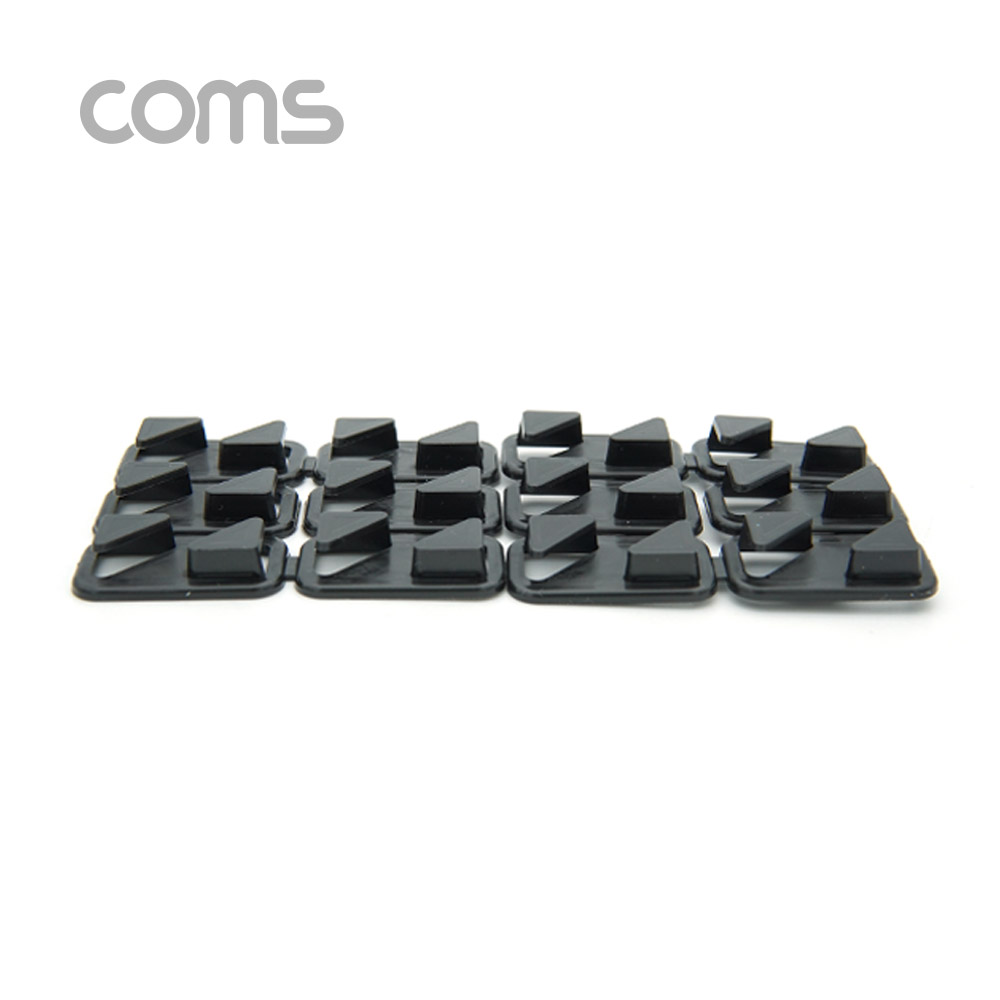 Coms 케이블 오거나이저(홀더형), Black / 케이블 정리기