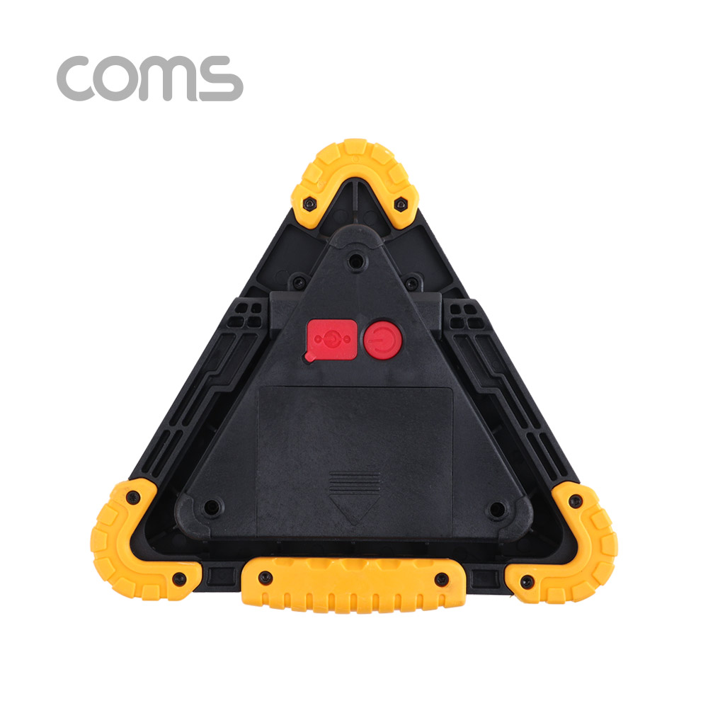 Coms 작업용 LED 라이트(18650x2 & AAx4) USB 충전 / LED 비상등 램프 / 1X COB + Red LED