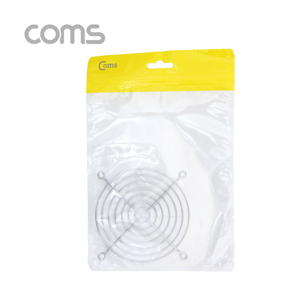 Coms 쿨러 그릴 (100mm) / 쿨러 팬 그릴 / Silver