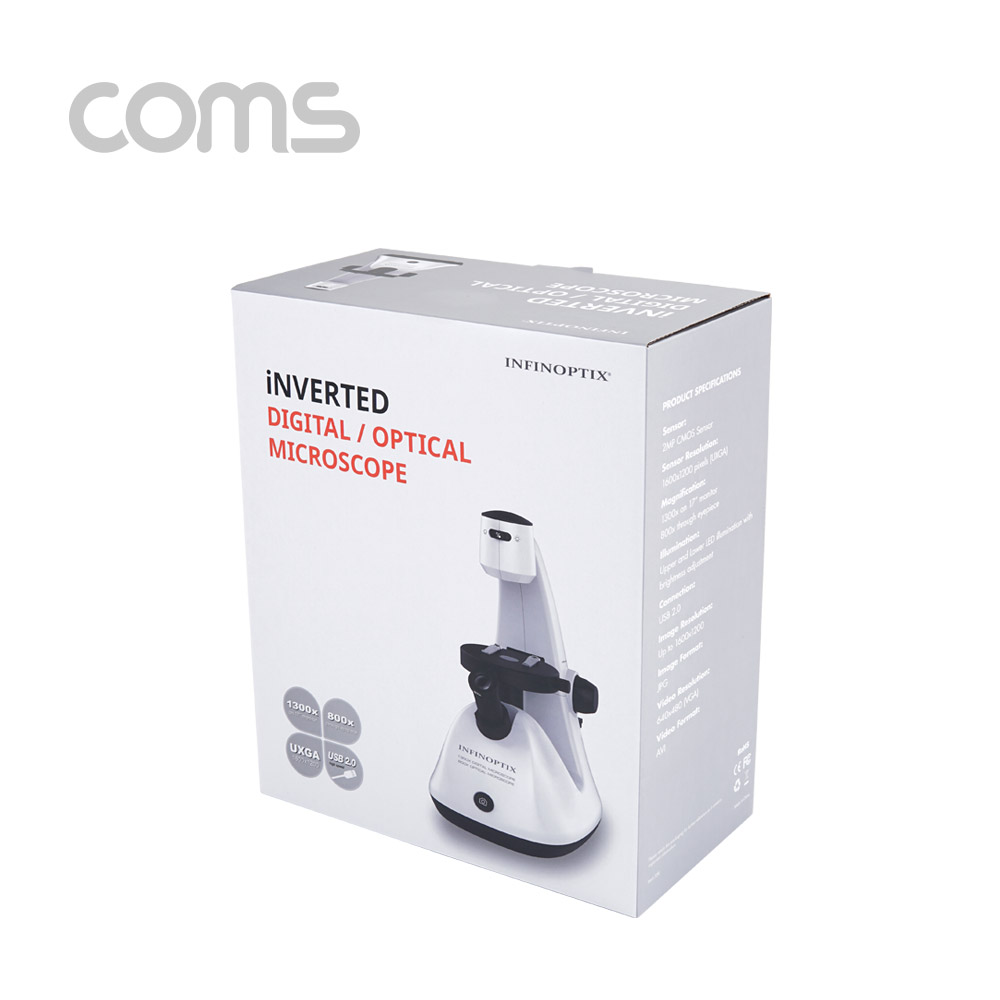 Coms 광학 디지털 현미경 광학 800x / 디지털 1300x