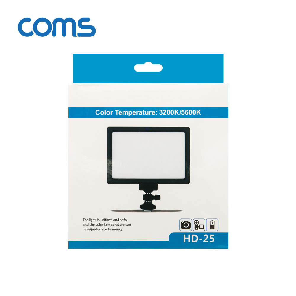 Coms 카메라 LED 조명 / 램프 / 동영상 촬영 보조장비 / 광량조절 / 색온도조절