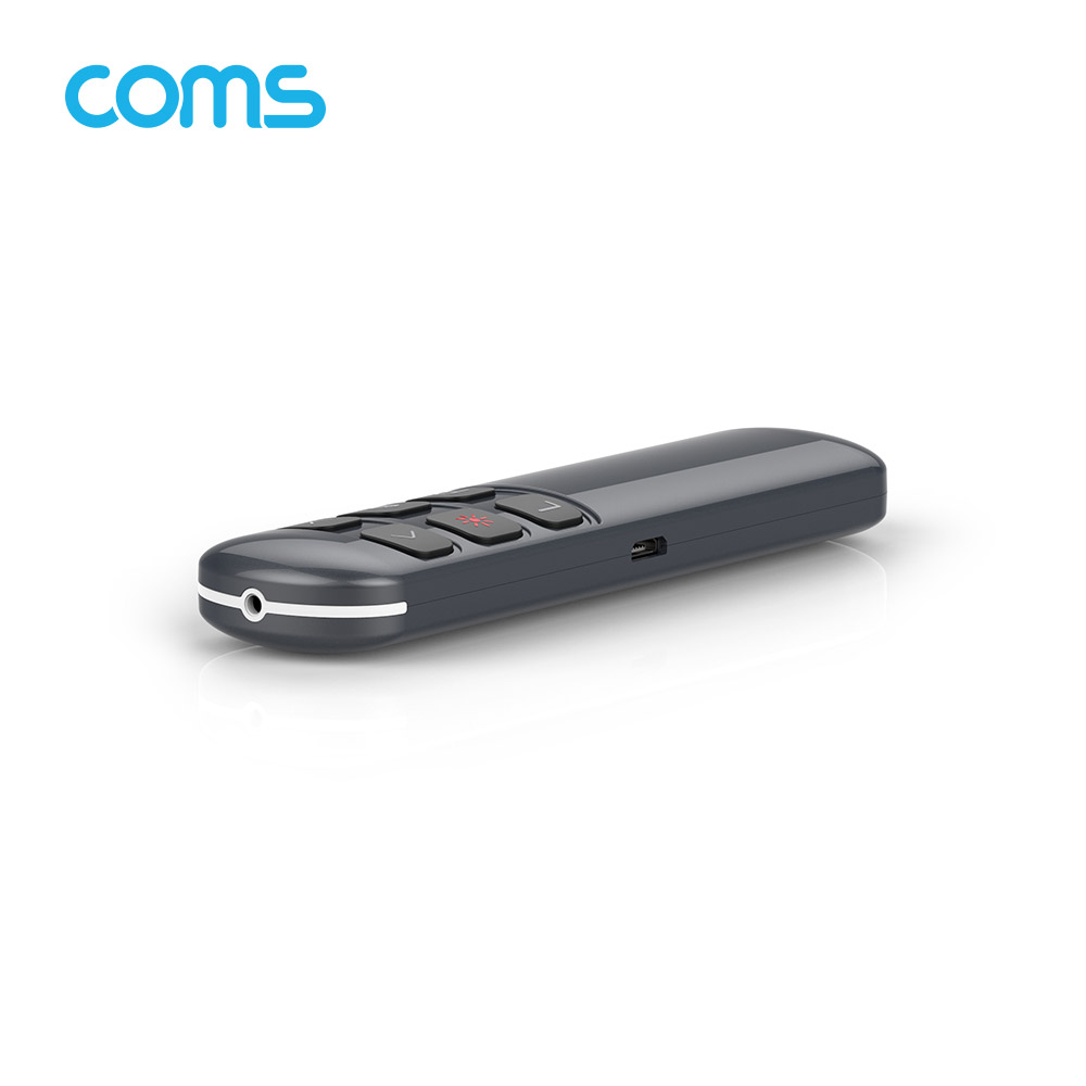 Coms 프리젠터 에어마우스 / 무선 2.4Ghz / 레이저포인터 / 300mAh 충전식 배터리