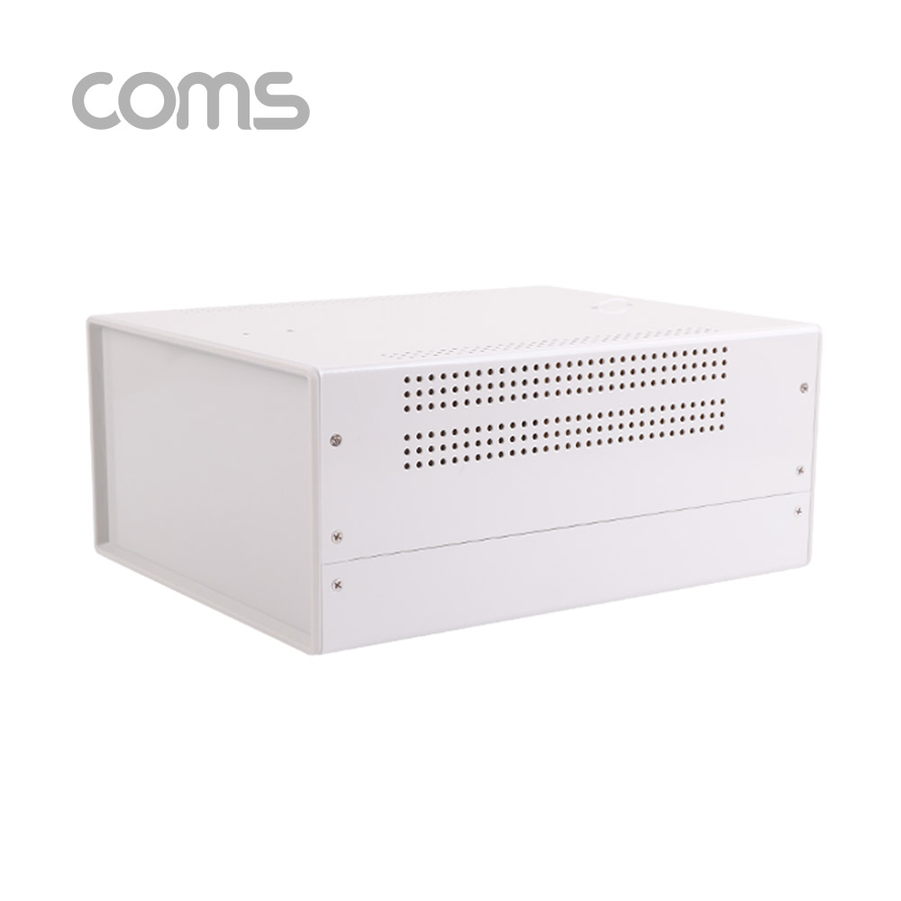 Coms 케이스 메탈 몰딩 / 컨트롤 박스 / 인클로저 / 28cm x 21.5cm x 12cm