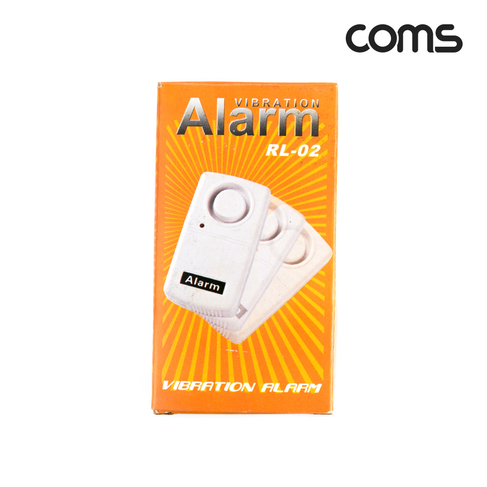 Coms 도어 알람 / 일체형, 120dBi / 9V 4각 배터리 사용(별도구매품)