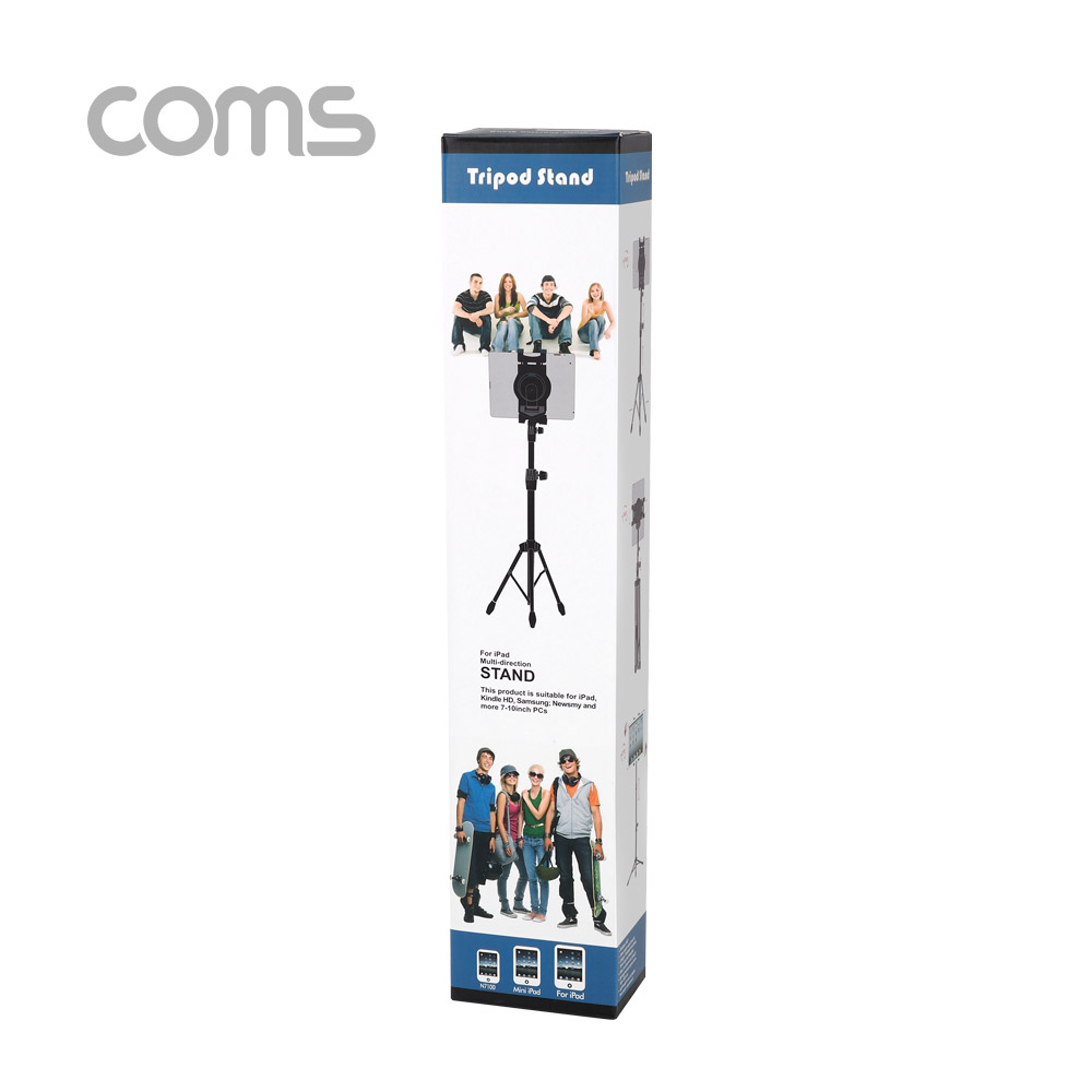 Coms 태블릿 삼각대(전용 케이스 제공) / 패드 삼각대 / 스탠드 / 거치대