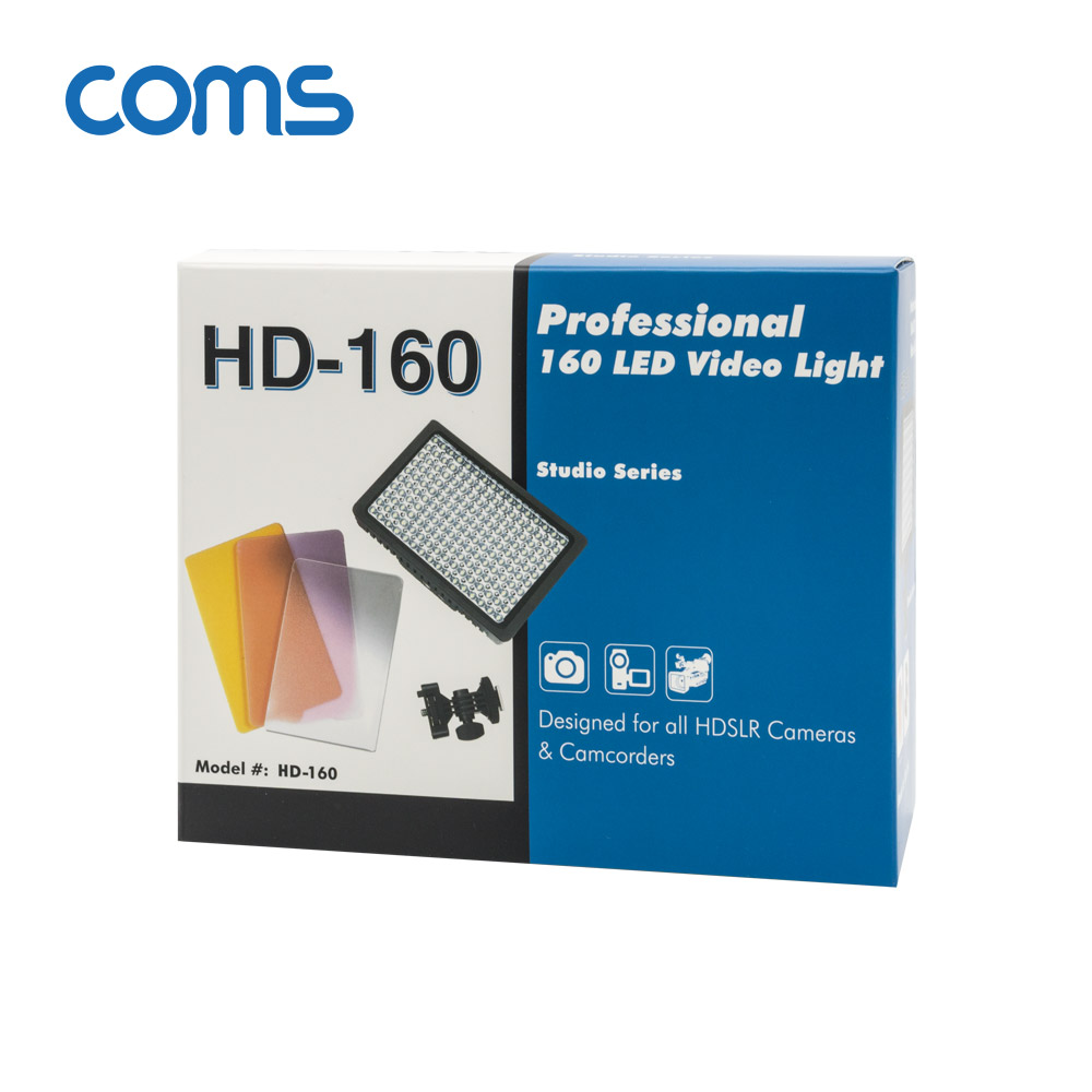 Coms 카메라 LED 조명 / 램프 / 동영상 촬영 보조장비 / 색온도필터교체