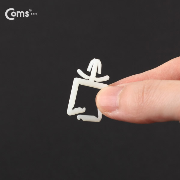 Coms 케이블 타이(홀더/100pcs), SQ-1 푸쉬형, 와이어 새들/#1
