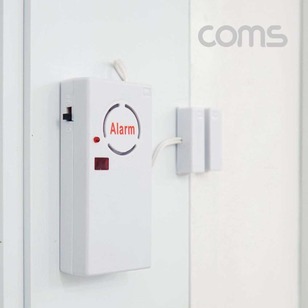 Coms 도어 알람 / 리모콘 / 120 dBi / 문/창문 설치용