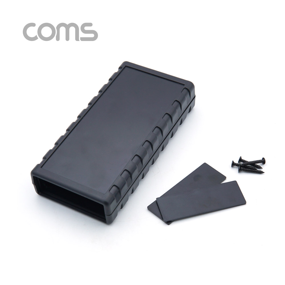 Coms 충격방지 하드 케이스(생활방수) / Black - 6.5 X 14 X 2.7cm
