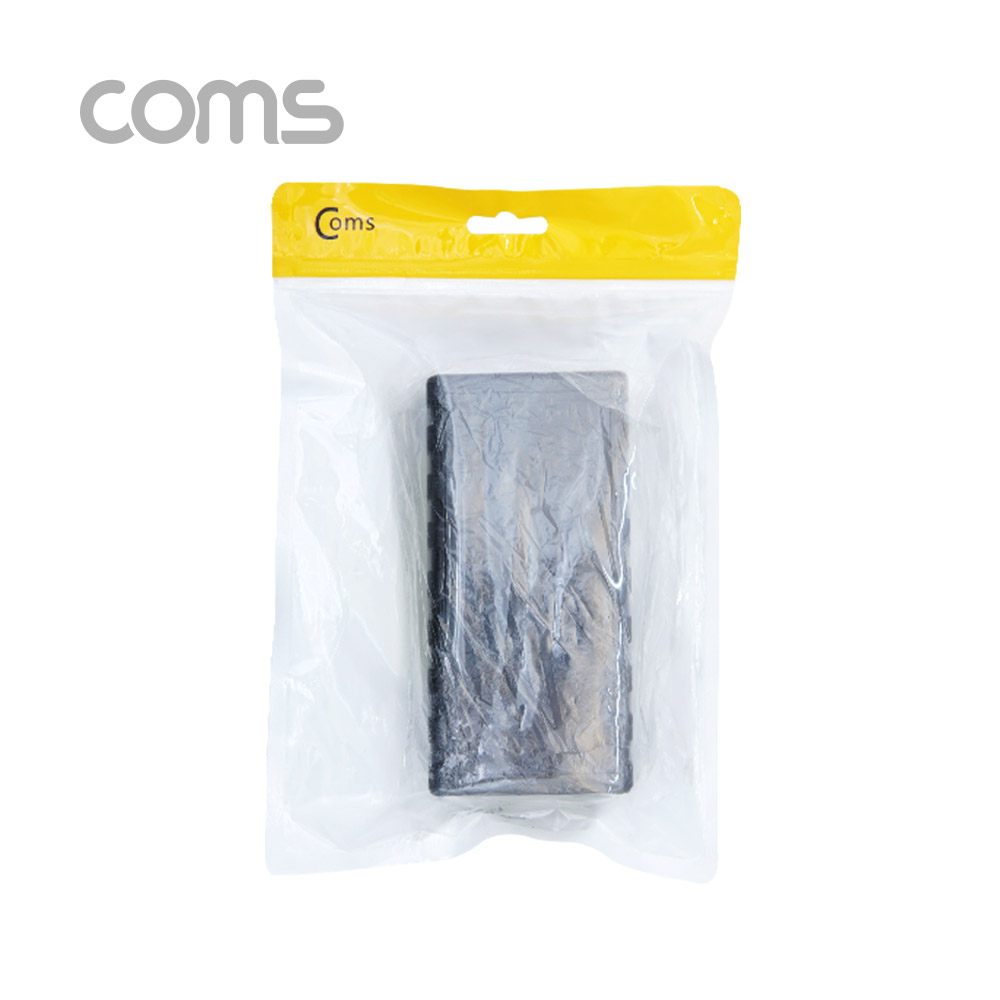 Coms 충격방지 하드 케이스(생활방수) / Black - 6.5 X 14 X 2.7cm