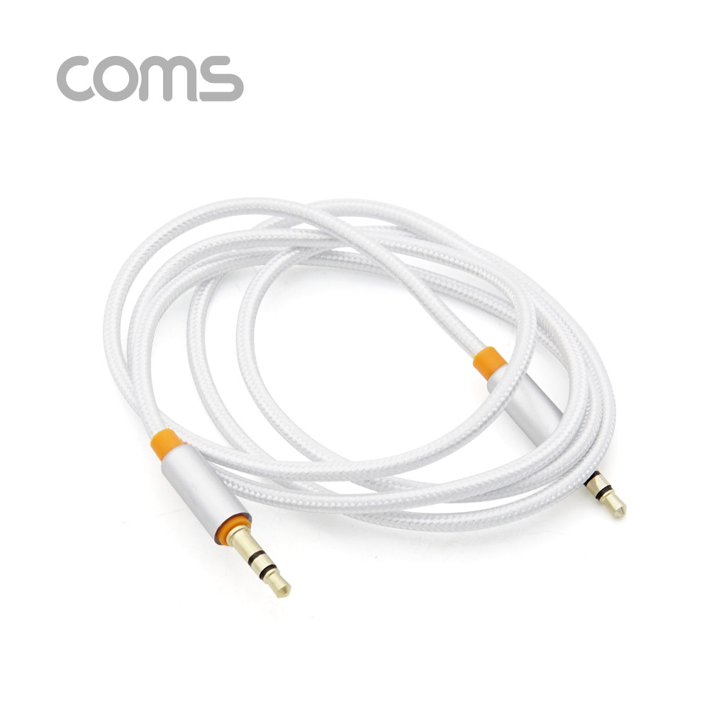 Coms AUX 스테레오 케이블 / 3극 / 패브릭 / 1M