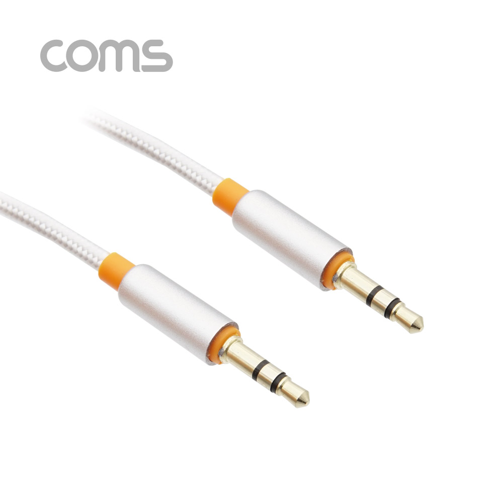 Coms AUX 스테레오 케이블 / 3극 / 패브릭 / 1M