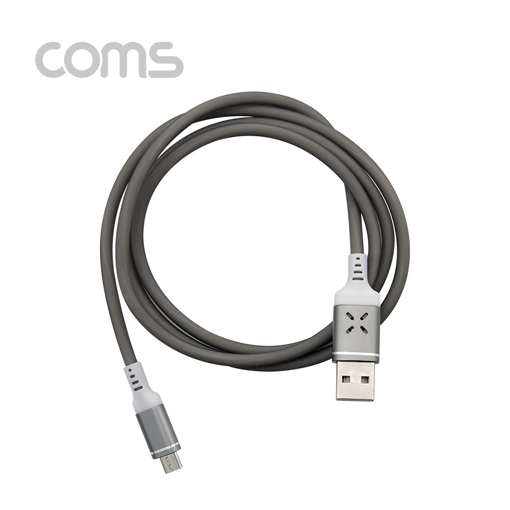 Coms 안드로이드 케이블/ Micro 5Pin / (사운드 센서) 1M / Gray
