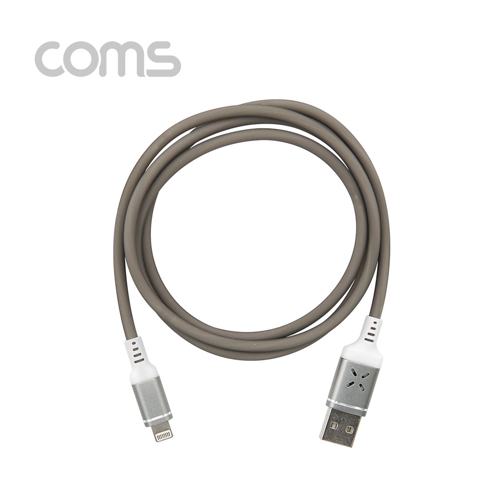 Coms iOS 8P 케이블(사운드 센서) 1M / Gray