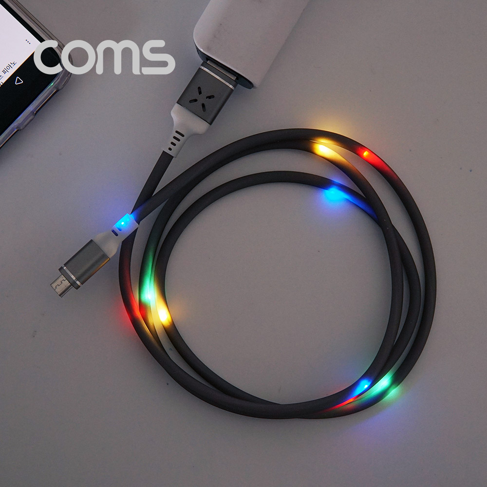 Coms iOS 8P 케이블(사운드 센서) 1M / Gray