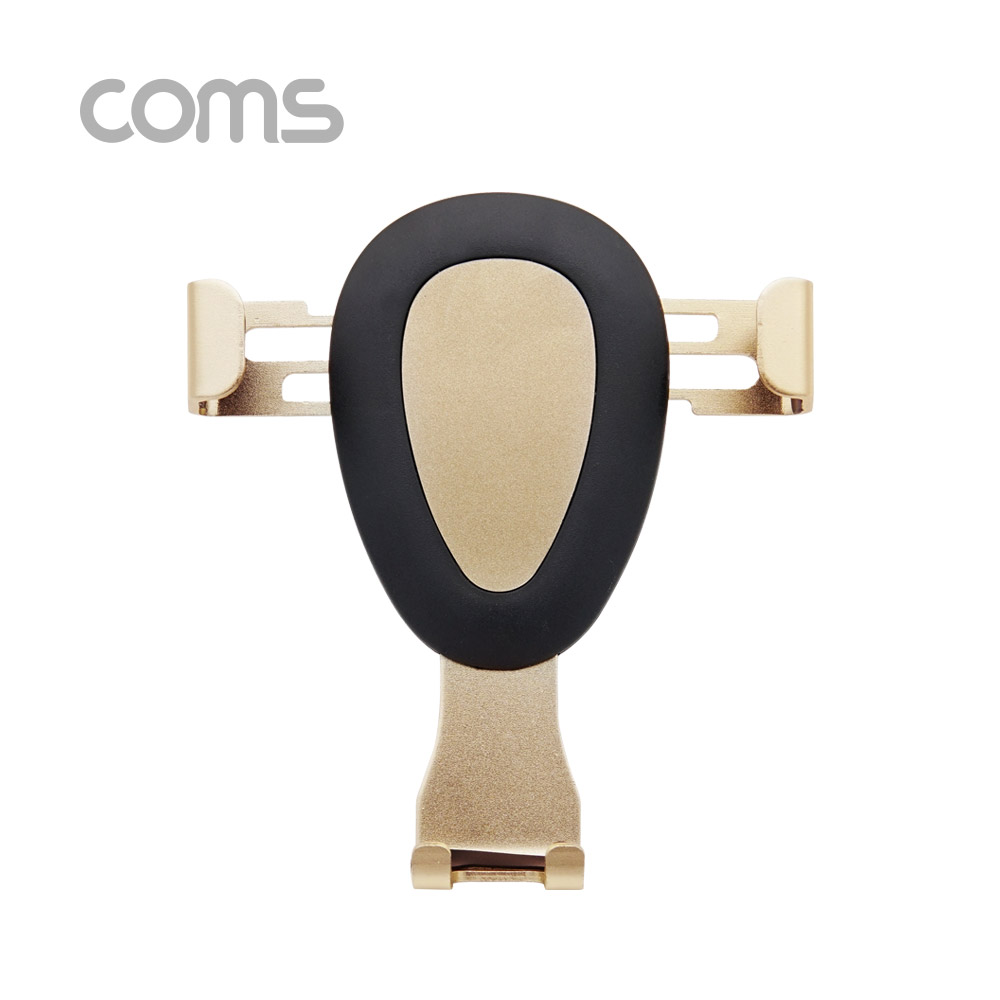 Coms 차량용 스마트폰 거치대, 송풍구/에어컨설치, Gold