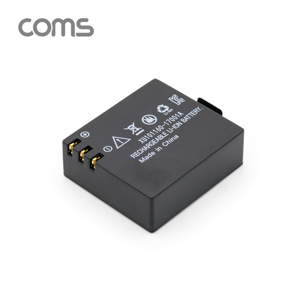 Coms 액션캠(AU181) 전용 배터리 Li-ion CXY850 / 3.7V / 850mAh