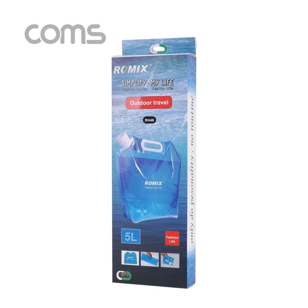 Coms 여행용 워터백(5L) / 휴대용 워터포켓 / 캠핑, 낚시 / 물주머니