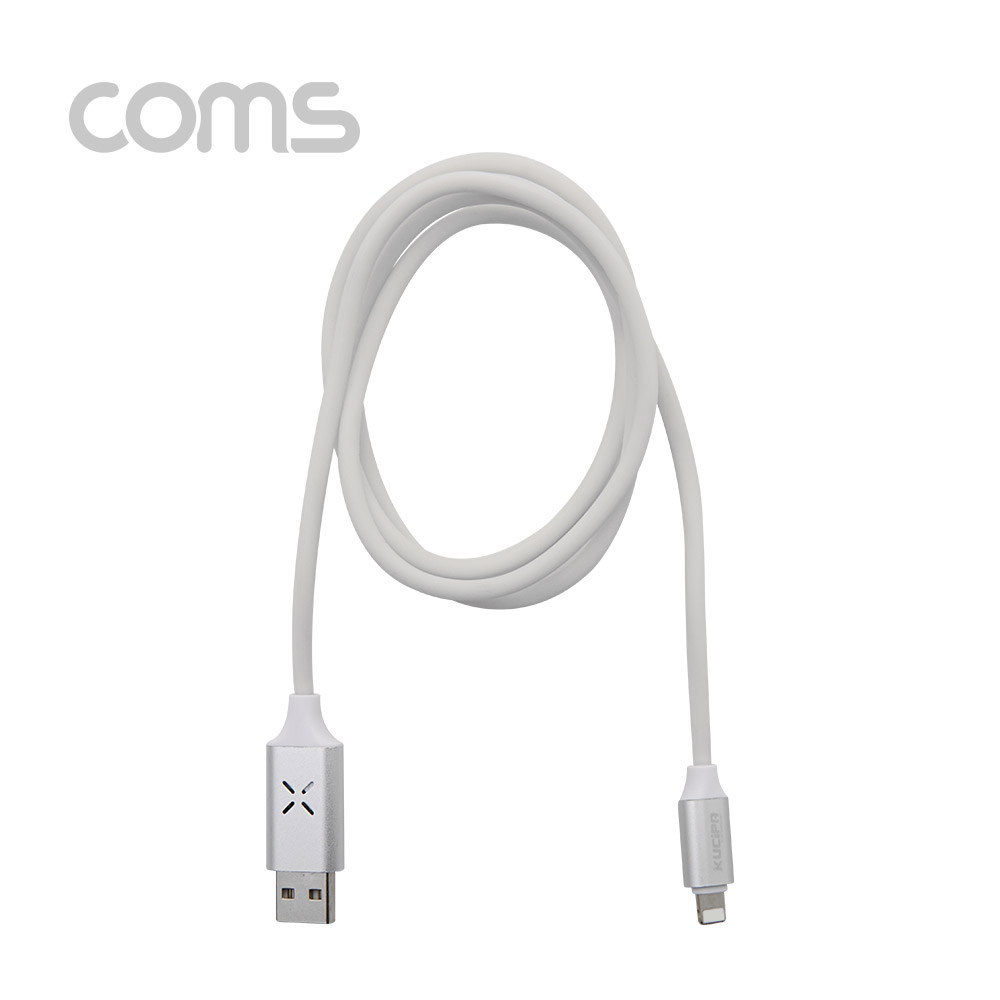 Coms iOS 8P 케이블 /  오디오 인식/LED / 8핀(8PIN) / LED