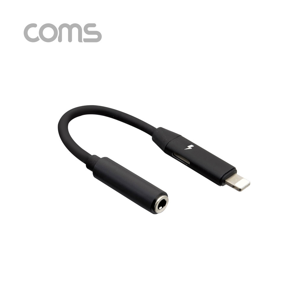 Coms 8핀 (8Pin) 3.5mm AUX 젠더 / 충전 + 음악감상