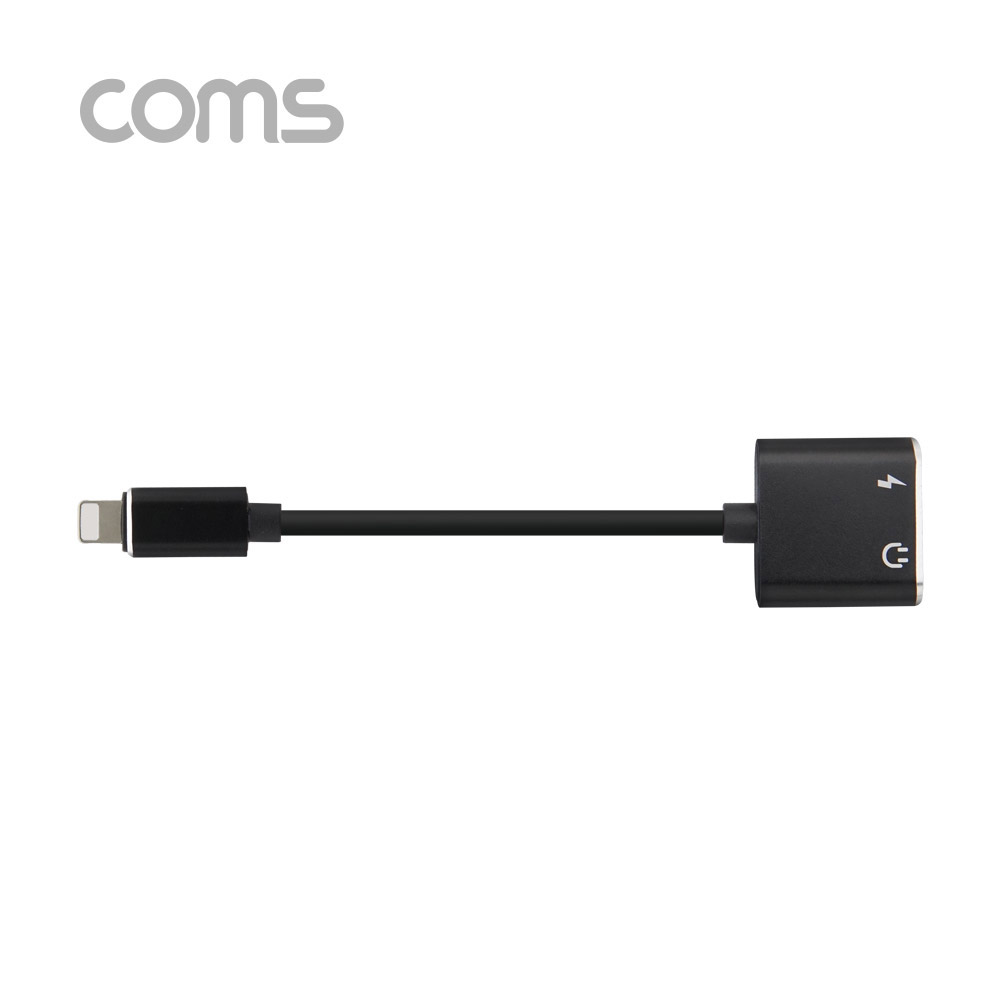 Coms iOS 8핀 (8Pin) 스테레오(AUX) 3.5mm 젠더 / 충전 + 음악감상