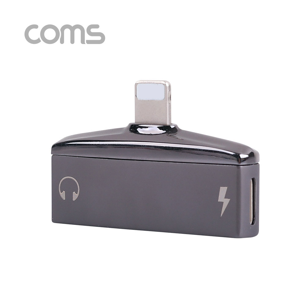 Coms iOS 8핀 (8Pin) AUX 젠더 (T형) / 이어폰 / 충전