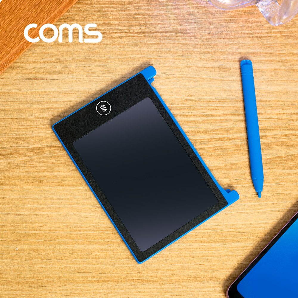 Coms 미니 메모보드 4.3형 / 전자노트 / 전자 메모패드 / 전자칠판