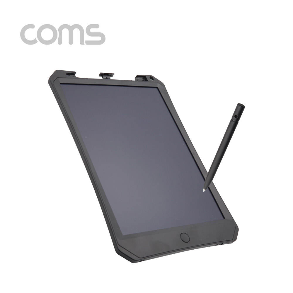 Coms 메모보드 11형 / 전자노트/전자 메모패드/전자칠판/ Black