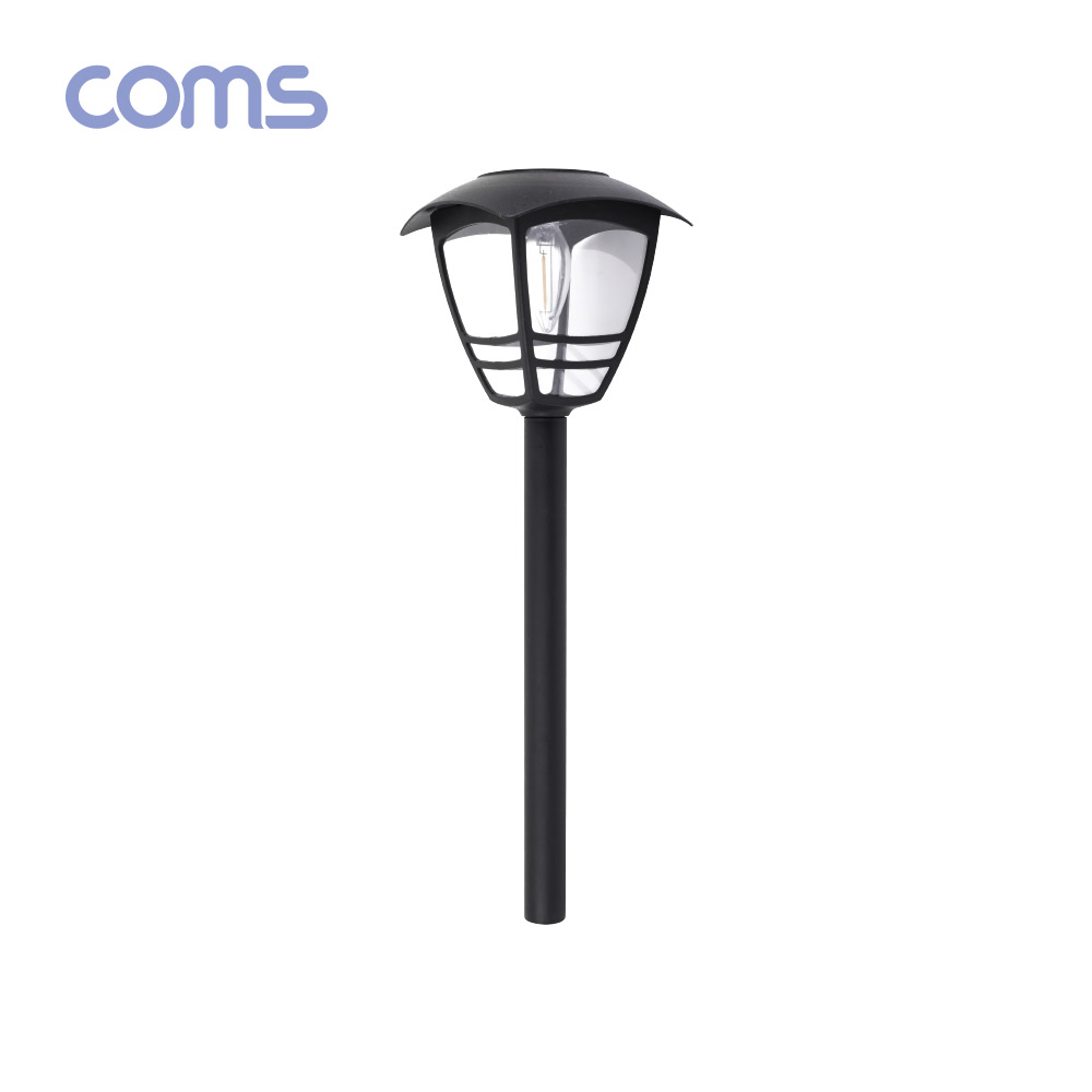 Coms 태양광 LED 정원등 / 전구형 LED / 웜화이트 / 900mAh