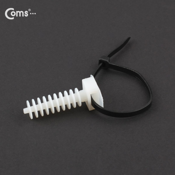 Coms 케이블 타이(홀더/100pcs), CTH-1, 푸쉬 마운트/Male형