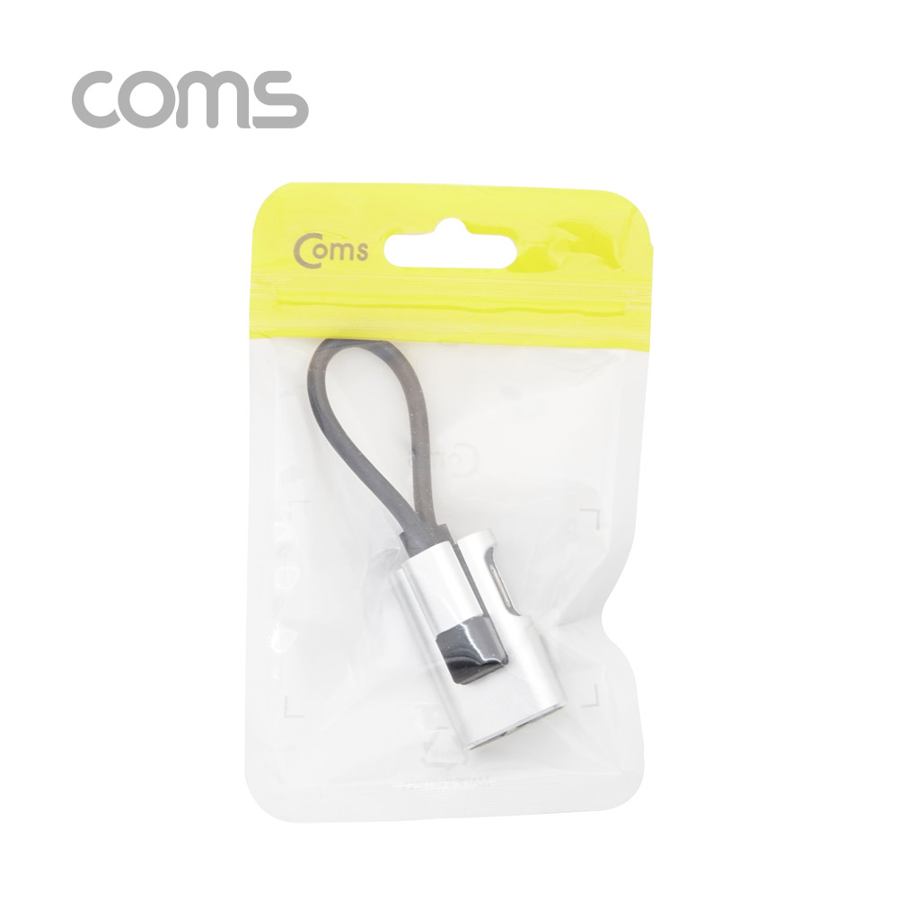 Coms iOS 8핀 (8Pin) 스테레오(AUX) 3.5mm 젠더 F형 / 충전 + 음악감상