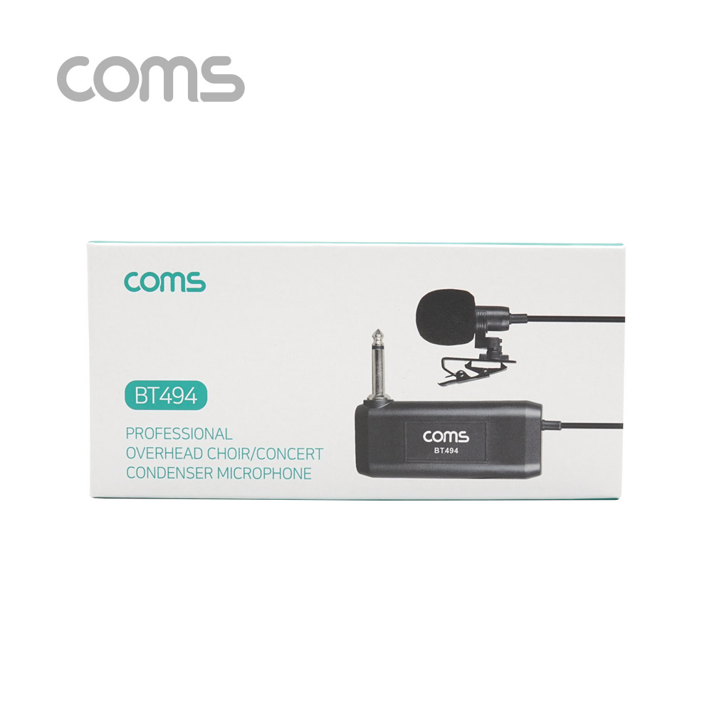 Coms 고급형 소형마이크 / 미니 / 클립형 / 6.3Ø / 콘덴서