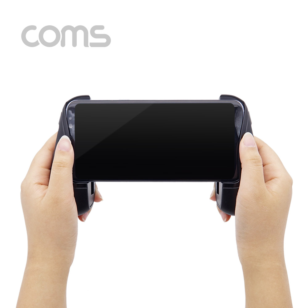 Coms 스마트폰 게임패드 - 그립핸들 / Black