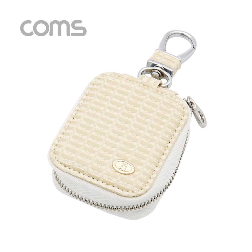 Coms 에어팟 가죽 케이스 / Ivory
