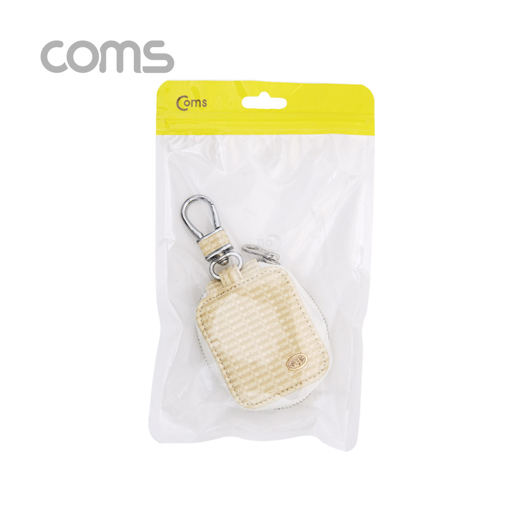 Coms 에어팟 가죽 케이스 / Ivory