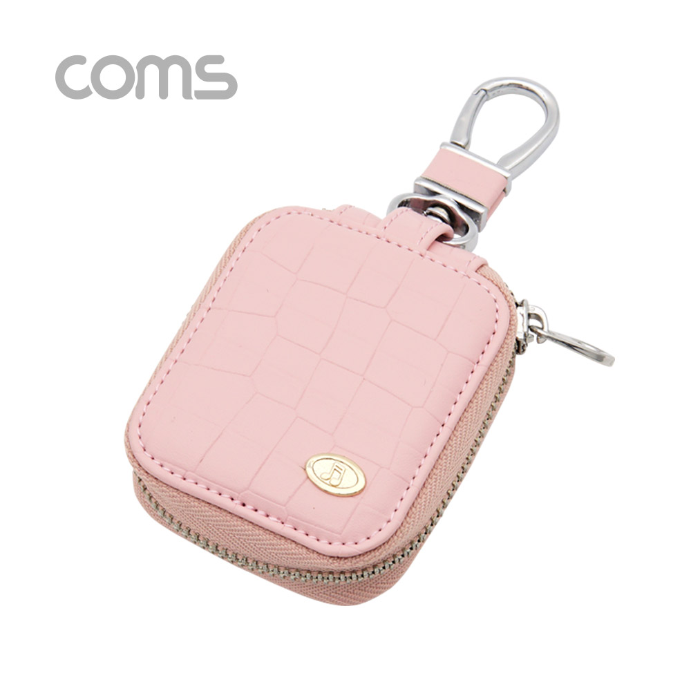 Coms 에어팟 가죽 케이스 / Pink