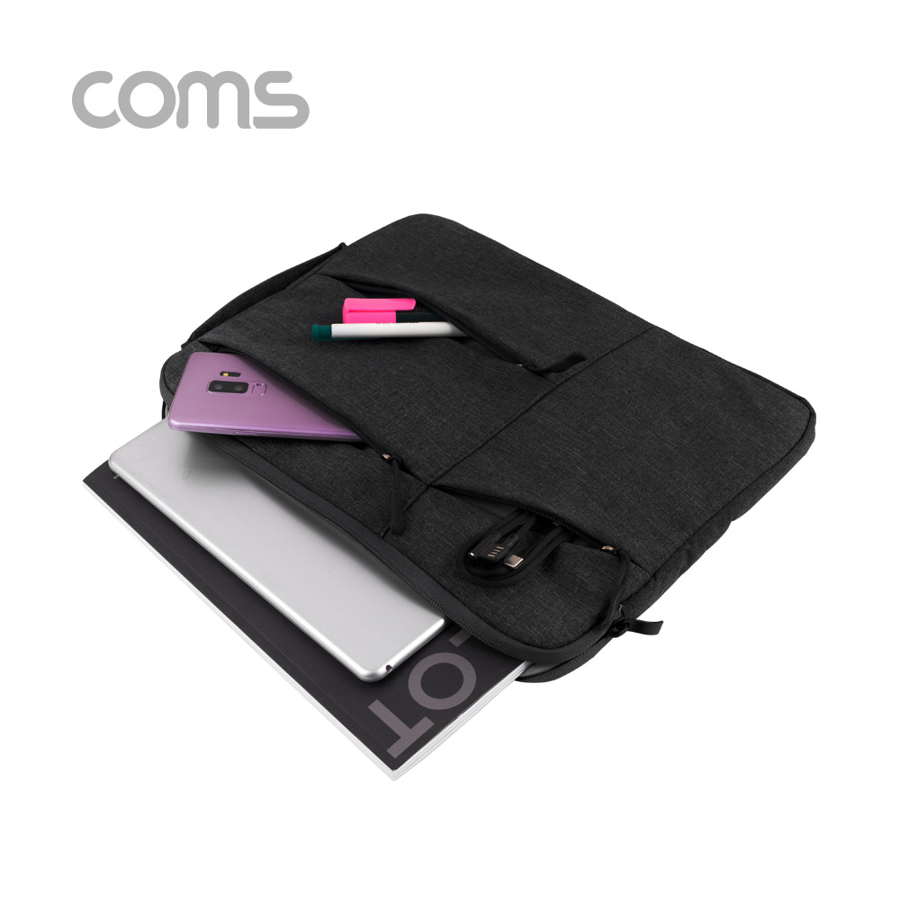 Coms 노트북 파우치 / 13형 / 멀티포켓