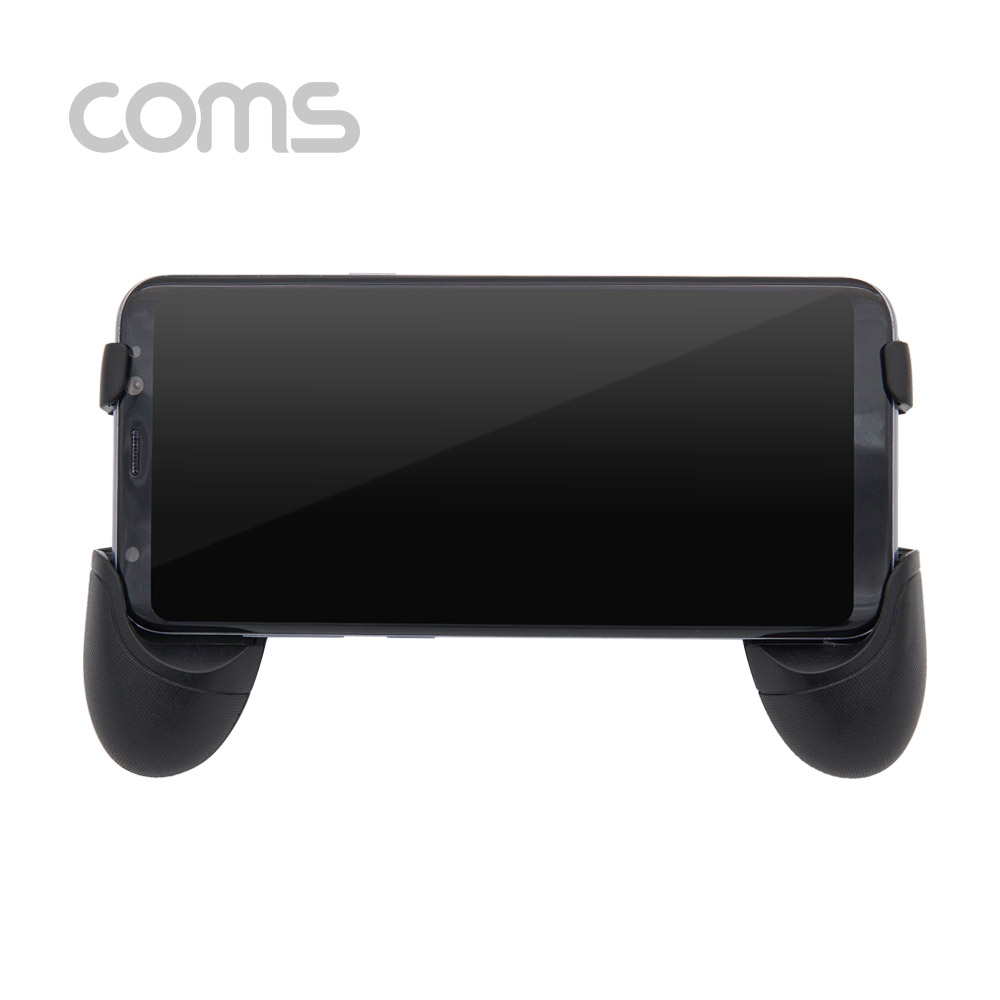 Coms 스마트폰 게임패드 - 스탠드 / 그립핸들 / Black