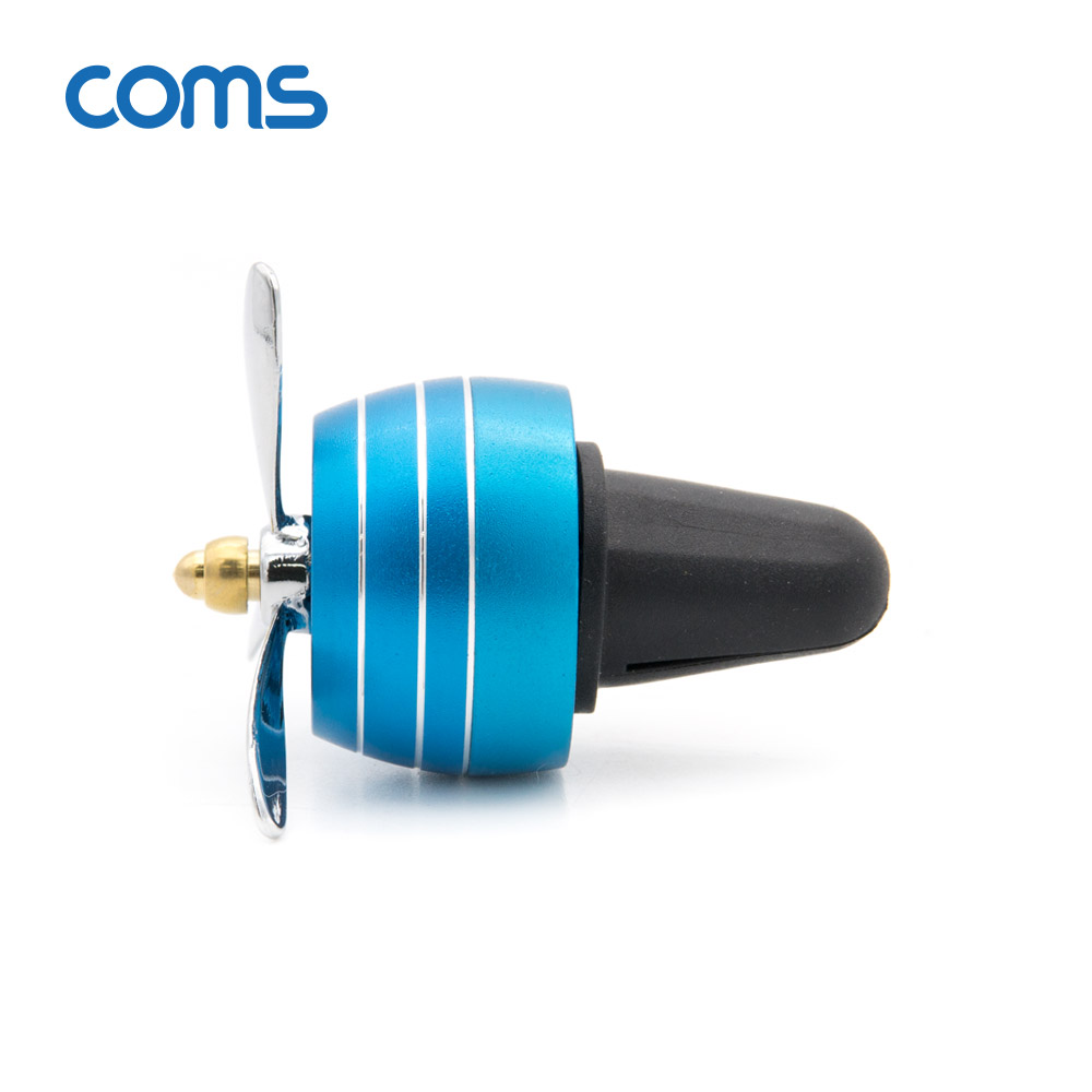 Coms 차량용 에어컨 송풍구 방향제 / 프로펠러 아로마 디퓨저 / Blue