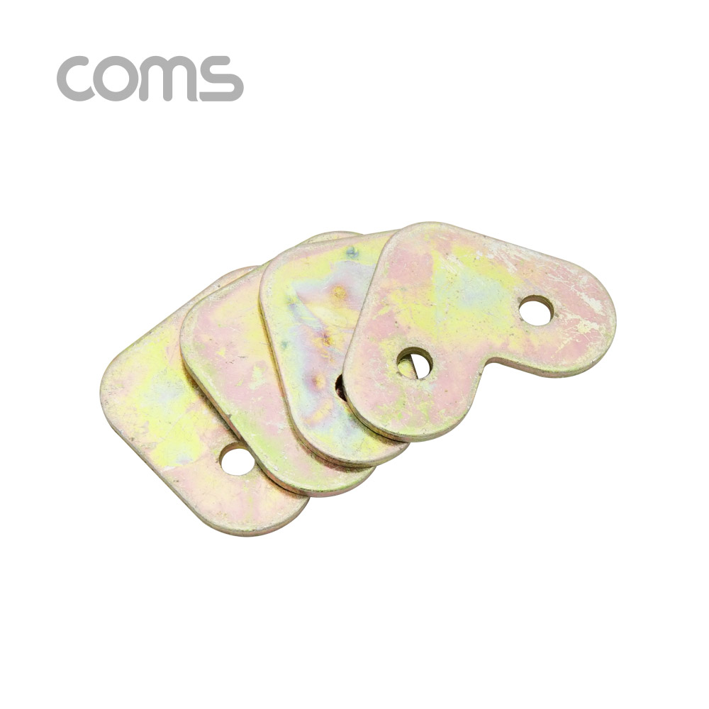 Coms 평철(ㄱ형) 4pcs / 30mm / 나사못 포함
