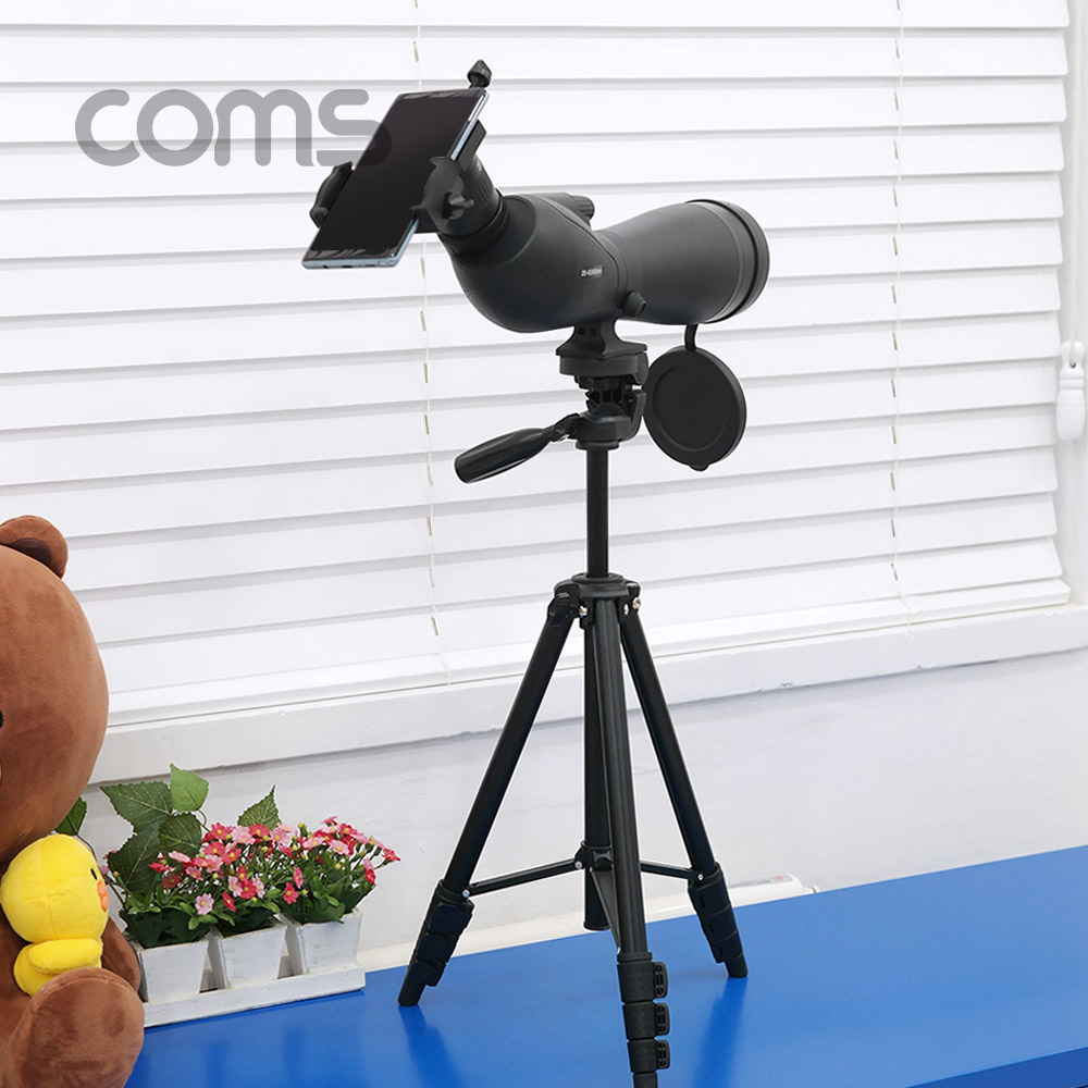 Coms 고성능 관측경 세트(20X ~ 60X) / 80mm / 망원경 / 단망경 / 삼각대(폴더 접이식) / 3단 / 망원경 거치대