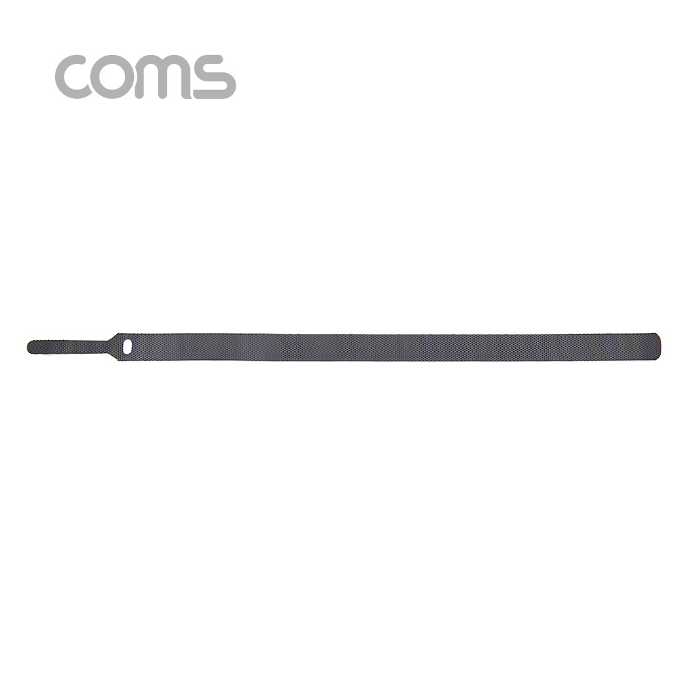 Coms 벨크로 타이 10pcs (대) / Black / 케이블타이 / 315mm