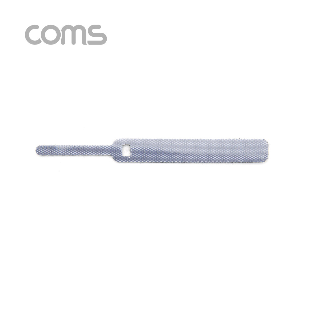 Coms 벨크로 타이 10pcs (소) / Gray / 케이블타이 / 120mm